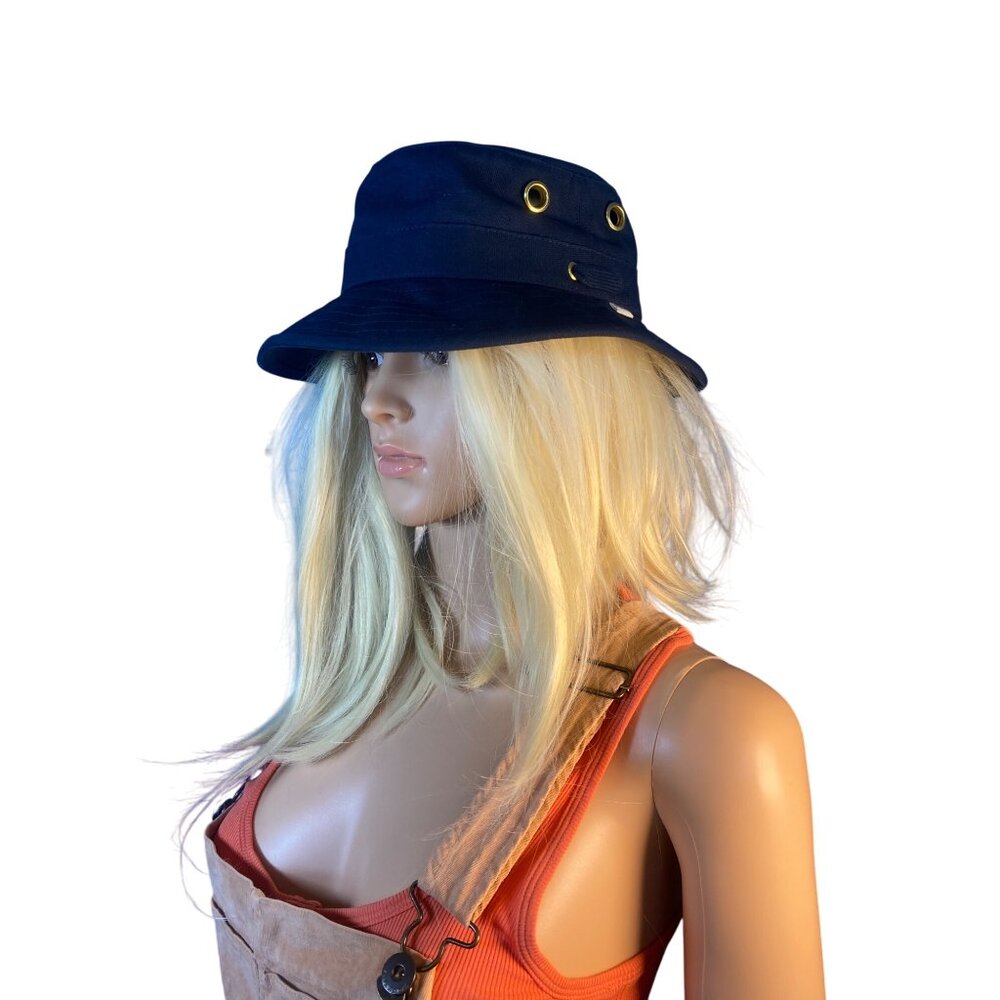 New Tilley T1 Iconic Bucket Hat Medium 7 1/4 New Navy Unisex MSRP$109 - Picture 9 of 16